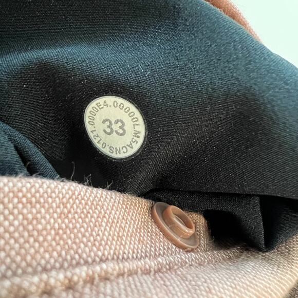 Lululemon Commission Pant Slim Mens 33x32 Performance Chino Golf Athletic Casual - Picture 8 of 8